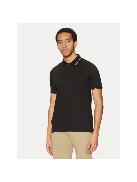 Calvin Klein Pólóing Regular Fit fekete