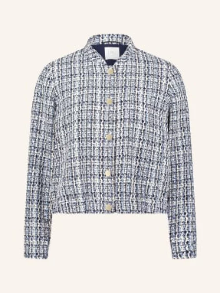 Betty&Co Kurtka Bouclé blau granatowa