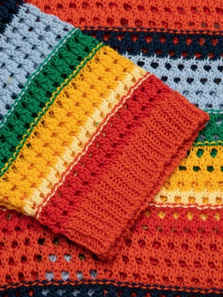 Vícebarevný kardigan Marni červený