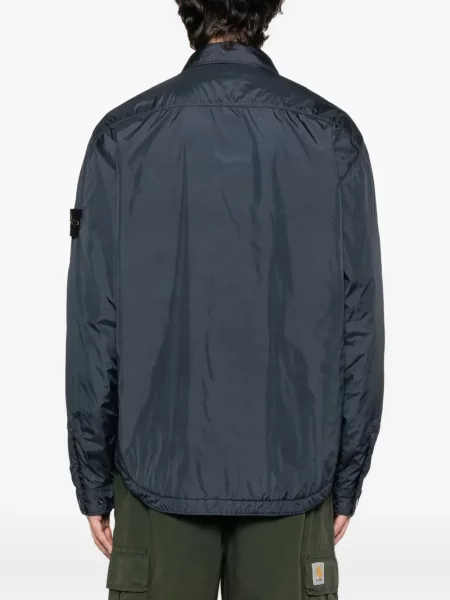 Geacă Stone Island cu strasuri albastru