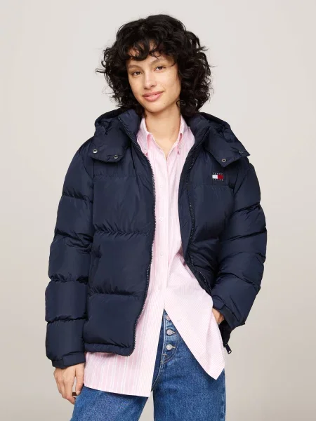Tommy Jeans De puf geacă albastru