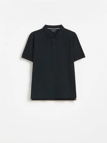 Reserved Tričko polo čierna