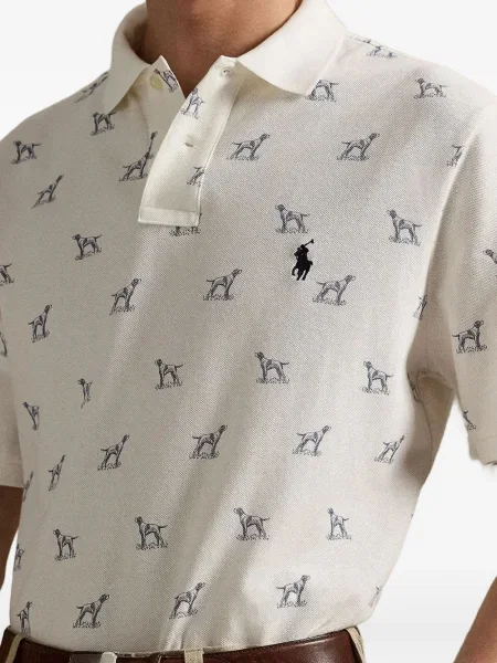 Șapcă Polo Ralph Lauren în carouri din țesătură twill cu imagine alb