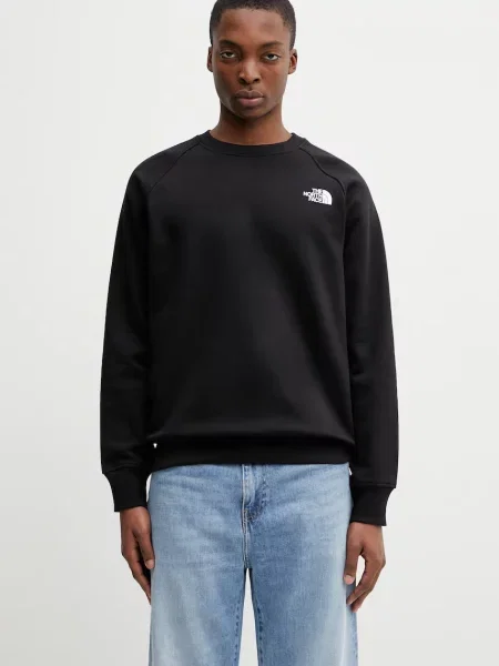 Μπλούζα The North Face Raglan Redbox Crew μαύρο
