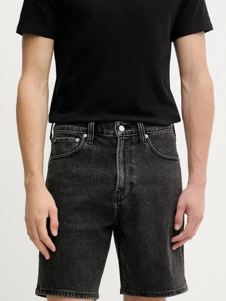 Jeans kratke hlače Hollister Co. črna