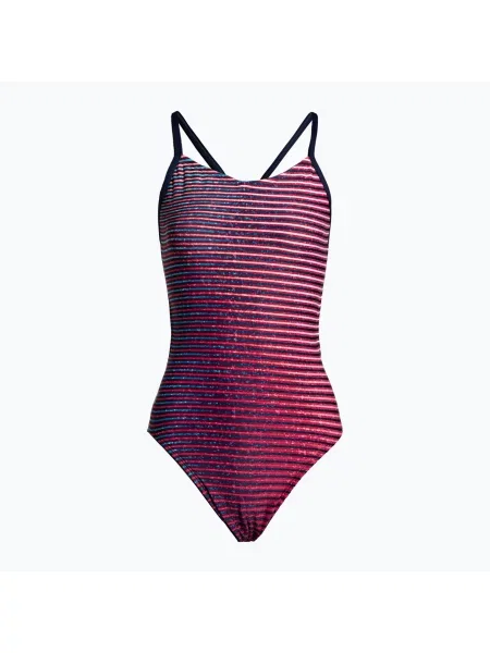 Jednodílné plavky TYR Flux Cutoutfit růžové