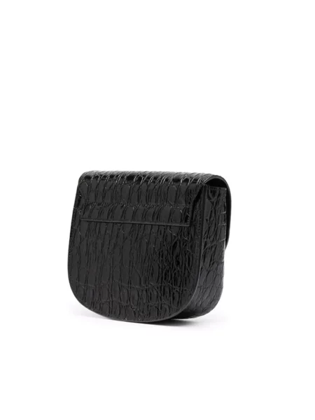 Torebka Saint Laurent skórzana czarna