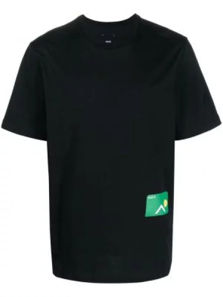Tricou Oamc cu imagine scurt negru