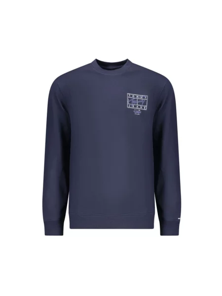 Bluza nierozpinana Tommy Hilfiger z okrągłym dekoltem niebieska