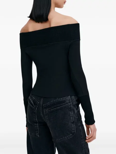 Top Marcella lung negru