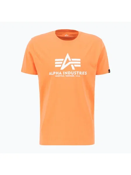 Tricou pentru bărbați Alpha Industries Basic tangerine
