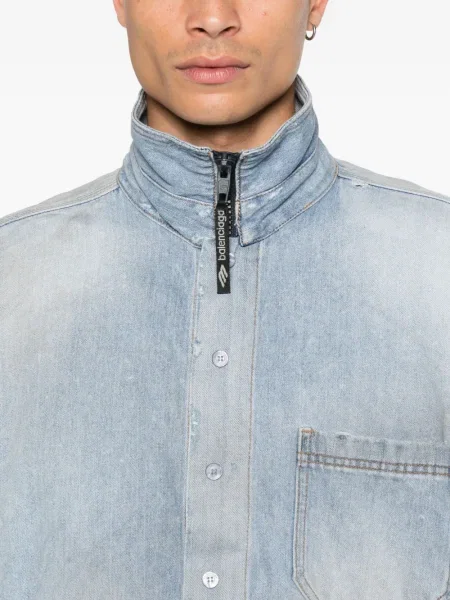 Риза Balenciaga синьо