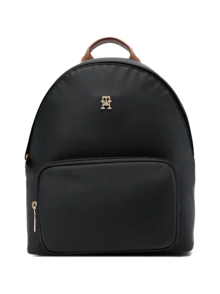 Geantă Tommy Hilfiger cu imagine negru