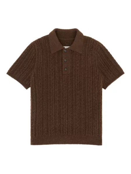 Polo Mm6 Maison Margiela tricotate maro