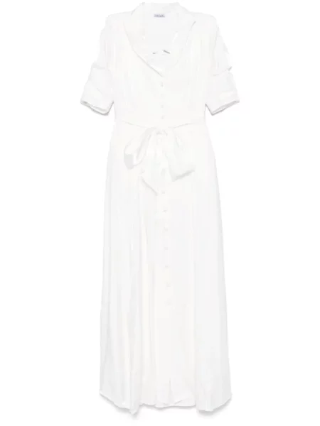 Rochie maxi Baruni de costum alb
