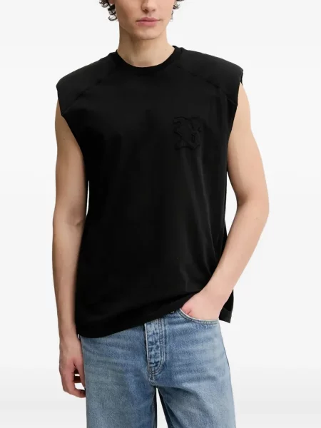 Vestă Bluemarble cu broderie negru