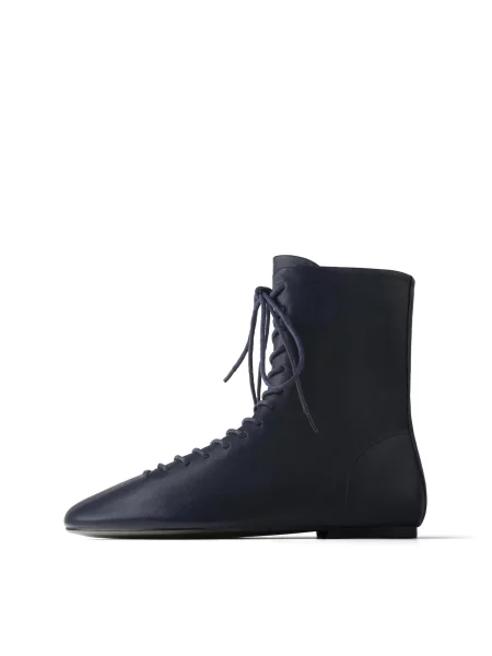 HANDMADE SHOES Cizme glezne LESS IS ALWAYS MORE bleumarin