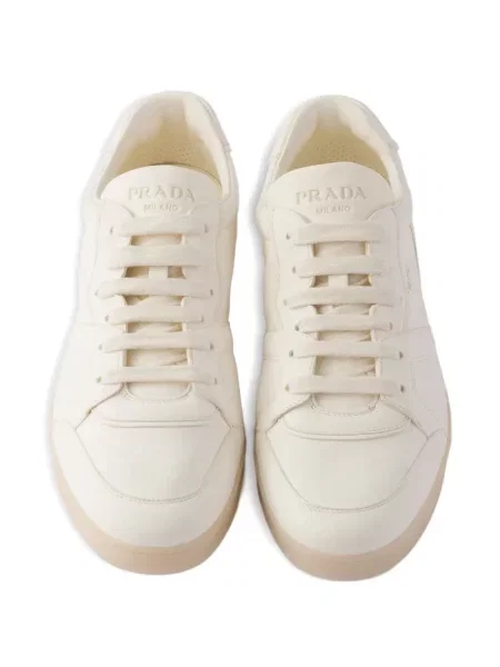Sneakerși Prada din piele cu imagine