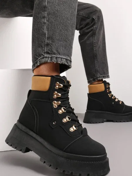 Botine Leuna negre