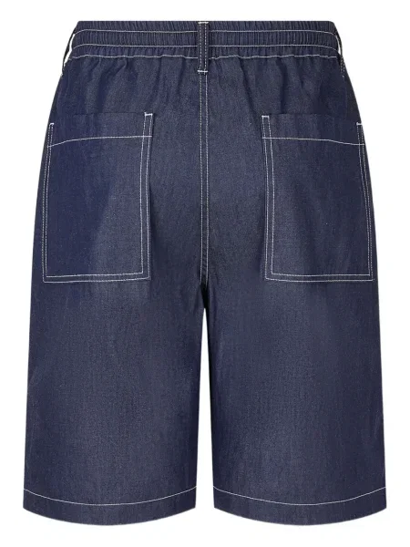 Plisované džínové šortky Studio Tomboy modré