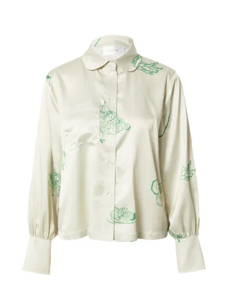 Hosbjerg Blúzka Killa Gastro / svetlozelená béžová