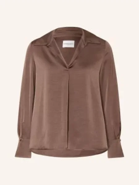 Claudie Pierlot Bluzka Z Satyny braun brązowa