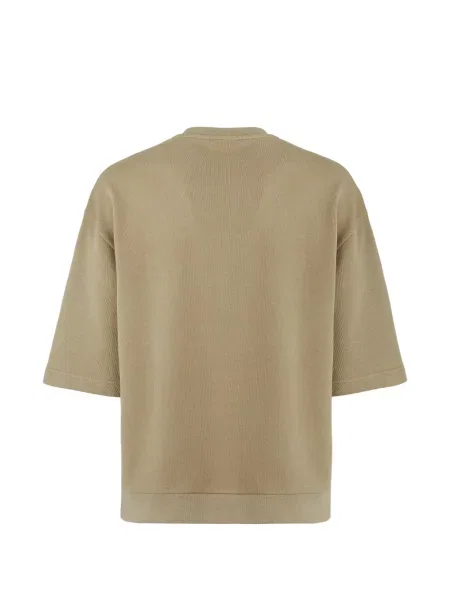 Tricou Giuseppe Zanotti cu broderie verde