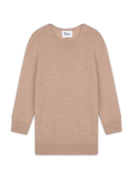 JUST CASHMERE Svetr Janice mokka