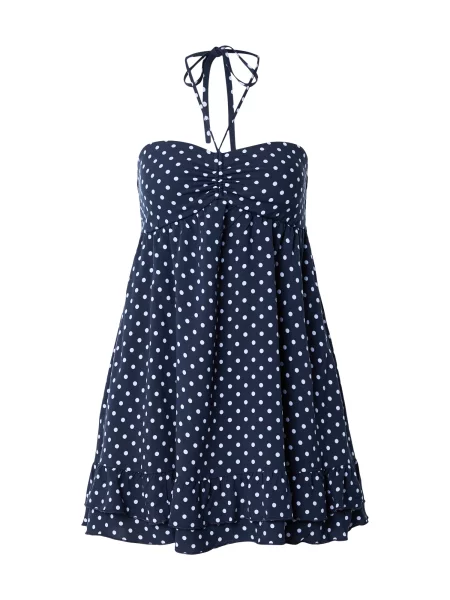 HOLLISTER Rochie de vară bleumarin / pastel albastru