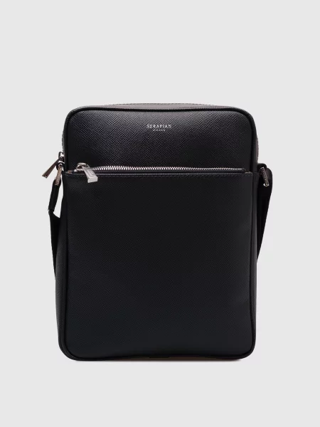 Кожаная сумка Serapian синяя