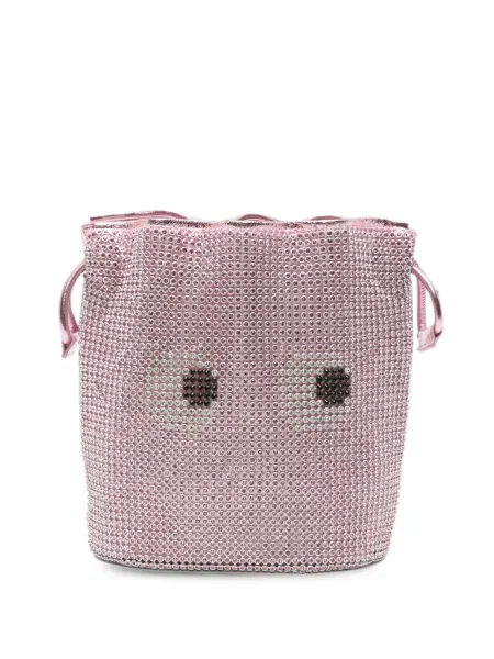 Geantă plic Anya Hindmarch cu cordon roz