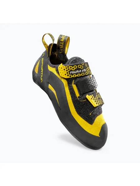 Pantofi de escaladă pentru bărbați La Sportiva Miura VS black/yellow negru