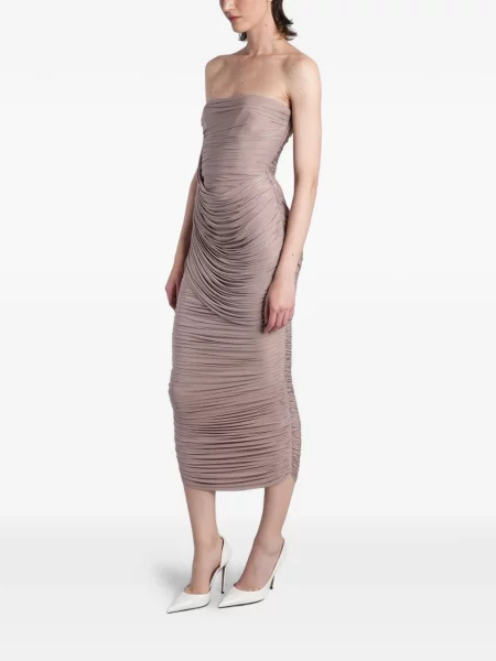 Rochie midi Alex Perry fără bretele roz