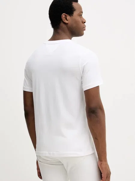 Tričko Tommy Hilfiger s potiskem bílá