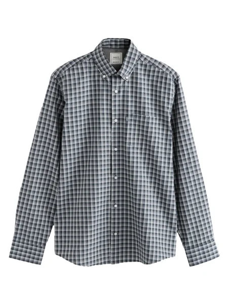 Next Košile námořnická modř / šedá bílá