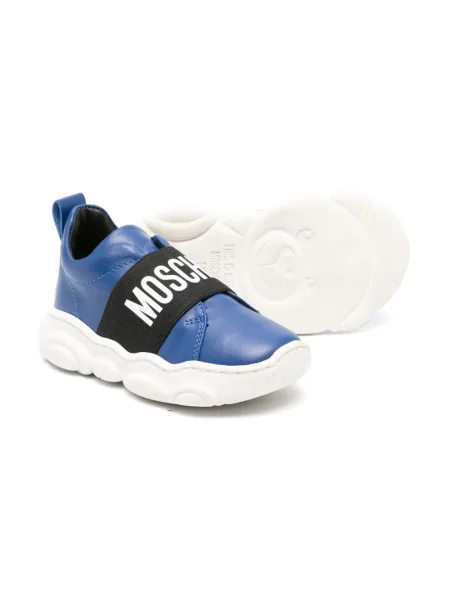Sneakersy dziecięce Moschino niebieskie