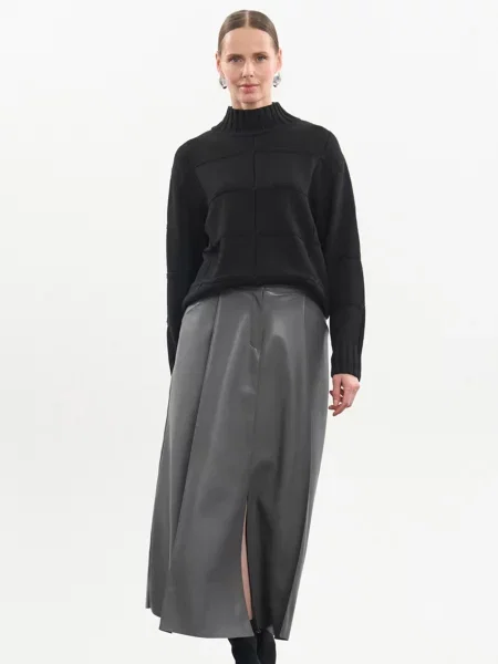 Светр TrikoBakh вовна/акрил чорний