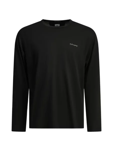 Lung tricou C.p. Company cu imagine negru