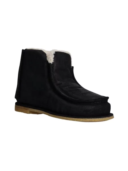 JW Anderson śniegowce zamszowe Ankle Boot czarny