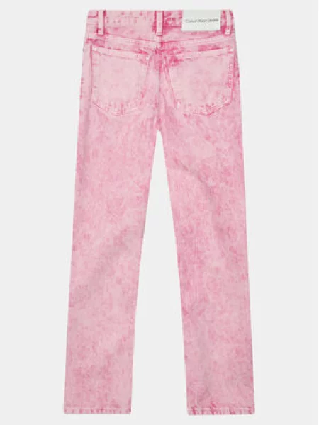 Calvin Klein Jeans Džinsai Straight Fit rožinė