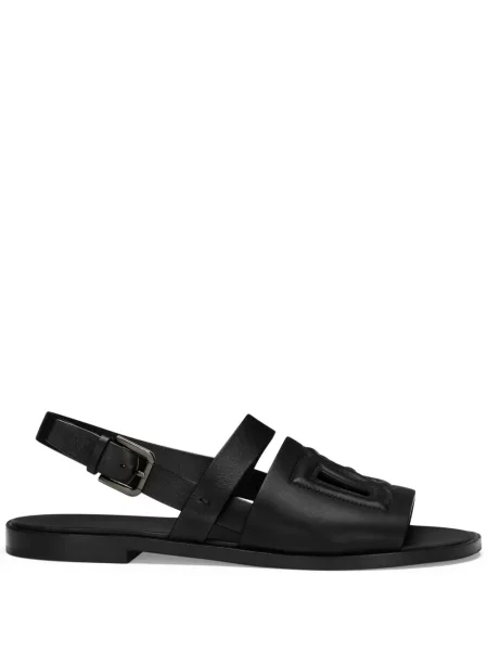 Papuci Dolce & Gabbana din piele negru