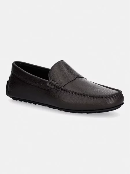 BOSS mocasini pentru bărbați din piele Noel maro