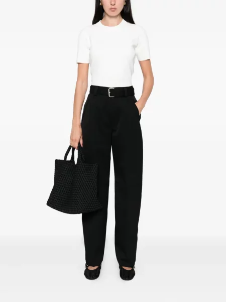 Tricou Max Mara cu decolteu rotund alb