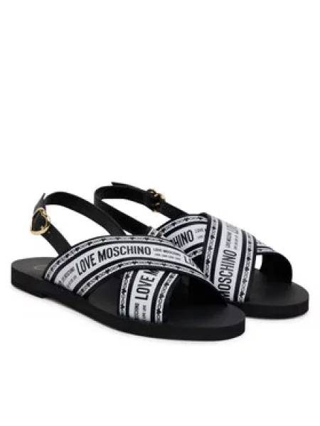 LOVE MOSCHINO Sandály San Lod černá