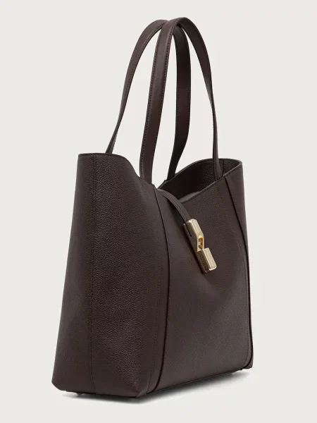 Кожаная сумка шоппер Furla