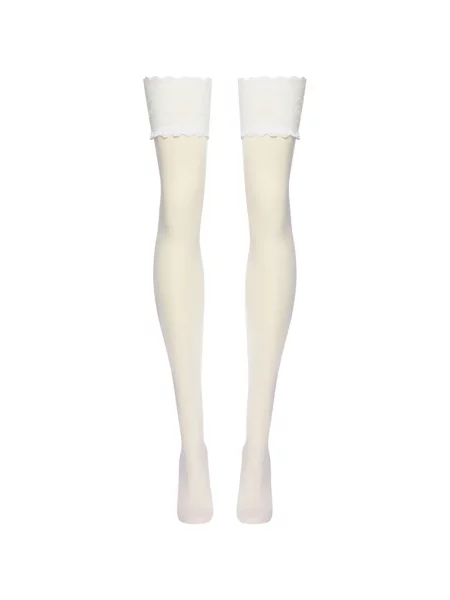 Ciorapi Wolford din satin alb