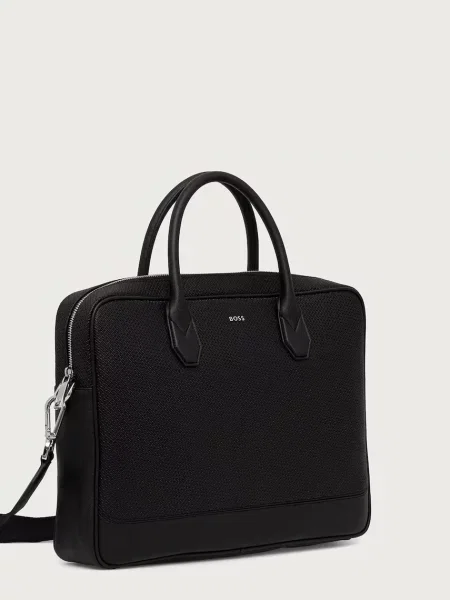 BOSS Geantă pentru laptop negru