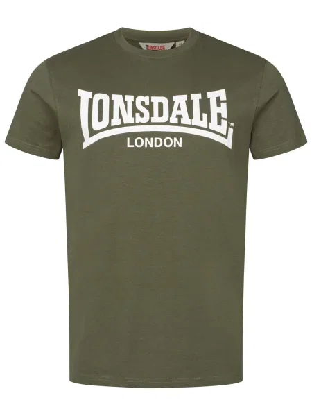 LONSDALE Tricou Fulwood oliv alb