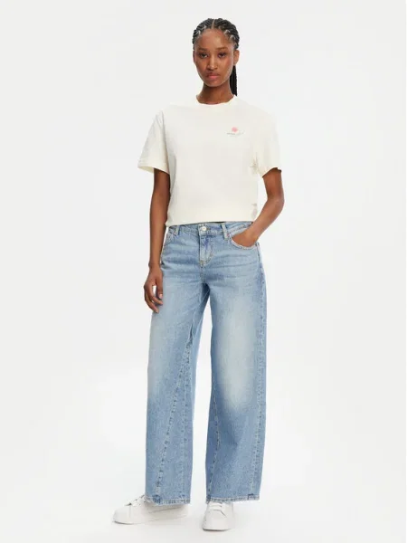 Mustang Blugi Medley Wide Leg albastru