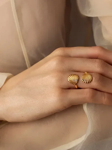 Позолочений перстень Lilou Venus